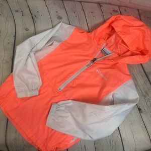 Columbia Girls Morning View Windbreaker Hooded Jacket Girls Size 7/8 Small
